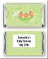 Triplets Three Peas in a Pod Hispanic Three Boys - Personalized Baby Shower Mini Candy Bar Wrappers thumbnail