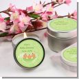 Triplets Three Peas in a Pod Hispanic Three Girls - Baby Shower Candle Favors thumbnail