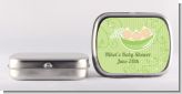 Triplets Three Peas in a Pod Caucasian - Personalized Baby Shower Mint Tins