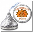 Turkey - Hershey Kiss Holiday Party Sticker Labels thumbnail