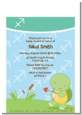 Turtle | Sagittarius Horoscope - Baby Shower Petite Invitations