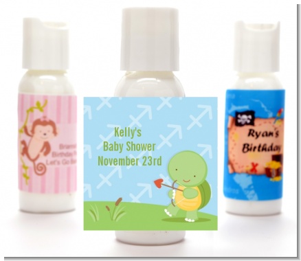 Turtle | Sagittarius Horoscope - Personalized Baby Shower Lotion Favors