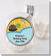 Turtle Blue - Personalized Birthday Party Candy Jar thumbnail
