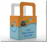 Baby Turtle Blue - Personalized Baby Shower Favor Boxes