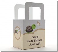 Baby Turtle Neutral - Personalized Baby Shower Favor Boxes
