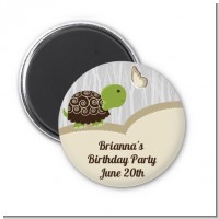 Turtle Neutral - Personalized Birthday Party Magnet Favors