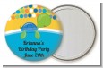 Turtle Blue - Personalized Birthday Party Pocket Mirror Favors thumbnail