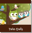 Owl Twins Baby Shower Theme thumbnail