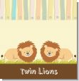 Twin Lions Baby Shower Theme thumbnail