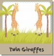 Twin Giraffes Baby Shower Themes thumbnail