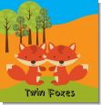 Twin Foxes Baby Shower Theme thumbnail