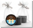 Twin Baby Boys Asian - Baby Shower Black Candle Tin Favors thumbnail