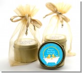 Twin Duck - Baby Shower Gold Tin Candle Favors