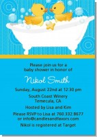 Twin Duck - Baby Shower Invitations