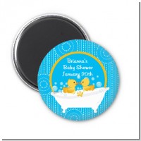 Twin Duck - Personalized Baby Shower Magnet Favors