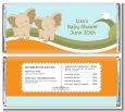 Twin Elephants - Personalized Baby Shower Candy Bar Wrappers thumbnail