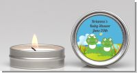 Twin Frogs - Baby Shower Candle Favors