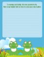 Twin Frogs - Baby Shower Notes of Advice thumbnail