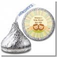 Twin Lions - Hershey Kiss Baby Shower Sticker Labels thumbnail