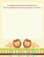Twin Lions - Baby Shower Notes of Advice thumbnail