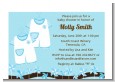 Twin Little Boy Outfits - Baby Shower Petite Invitations thumbnail