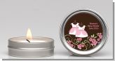 Twin Little Girl Outfits - Baby Shower Candle Favors