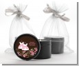 Twin Little Girl Outfits - Baby Shower Black Candle Tin Favors thumbnail
