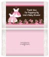 Twin Little Girl Outfits - Personalized Popcorn Wrapper Baby Shower Favors thumbnail