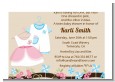 Twin Little Outfits 1 Boy and 1 Girl - Baby Shower Petite Invitations thumbnail