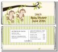 Twin Monkey - Personalized Baby Shower Candy Bar Wrappers thumbnail