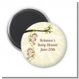 Twin Monkey - Personalized Baby Shower Magnet Favors thumbnail