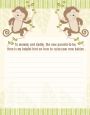 Twin Monkey - Baby Shower Notes of Advice thumbnail