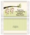 Twin Monkey - Personalized Popcorn Wrapper Baby Shower Favors thumbnail