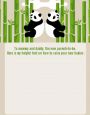 Twin Pandas - Baby Shower Notes of Advice thumbnail