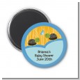 Twin Turtle Boys - Personalized Baby Shower Magnet Favors thumbnail