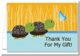 Twin Turtle Boys - Baby Shower Thank You Cards