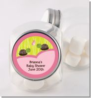 Twin Turtle Girls - Personalized Baby Shower Candy Jar