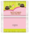 Twin Turtle Girls - Personalized Popcorn Wrapper Baby Shower Favors thumbnail