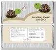 Twin Turtles - Personalized Baby Shower Candy Bar Wrappers thumbnail