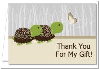 Twin Turtles - Baby Shower Thank You Cards