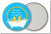 Twin Duck - Personalized Baby Shower Pocket Mirror Favors