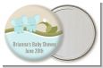 Twin Elephant Boys - Personalized Baby Shower Pocket Mirror Favors thumbnail