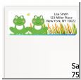 Twin Frogs - Baby Shower Return Address Labels thumbnail