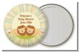 Twin Lions - Personalized Baby Shower Pocket Mirror Favors thumbnail