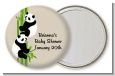 Twin Pandas - Personalized Baby Shower Pocket Mirror Favors thumbnail
