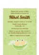 Twins Two Peas in a Pod Asian - Baby Shower Petite Invitations thumbnail