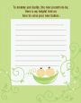 Twins Two Peas in a Pod Asian - Baby Shower Notes of Advice thumbnail