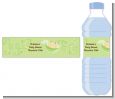 Twins Two Peas in a Pod Asian - Personalized Baby Shower Water Bottle Labels thumbnail