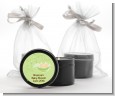 Twins Two Peas in a Pod Caucasian - Baby Shower Black Candle Tin Favors thumbnail