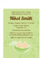 Twins Two Peas in a Pod Caucasian - Baby Shower Petite Invitations thumbnail